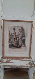 La Mode Illustrée 1 mode prent lijst passe partout brocante, Antiek en Kunst, Curiosa en Brocante, Ophalen