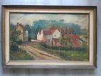 Walther Neuhof (1902-1982) Jekerdal Dorpsgezicht Maastricht, Antiek en Kunst, Kunst | Schilderijen | Klassiek, Ophalen of Verzenden