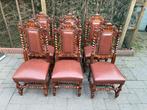 Antieke Gotische Stoelen - Set van 6, Antiek en Kunst, Ophalen