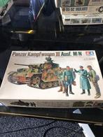 Tamiya Panzer Kampfwagen 3, Ophalen of Verzenden, Zo goed als nieuw, Groter dan 1:32, Tamiya