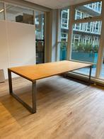 Grote Tafel/Bureau 240x120 - Stalen Poten, Huis en Inrichting, Tafels | Eettafels, Gebruikt, 100 tot 150 cm, 200 cm of meer, Ophalen of Verzenden