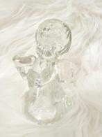 Glazen kaarsenhouder engeltje., Ophalen of Verzenden