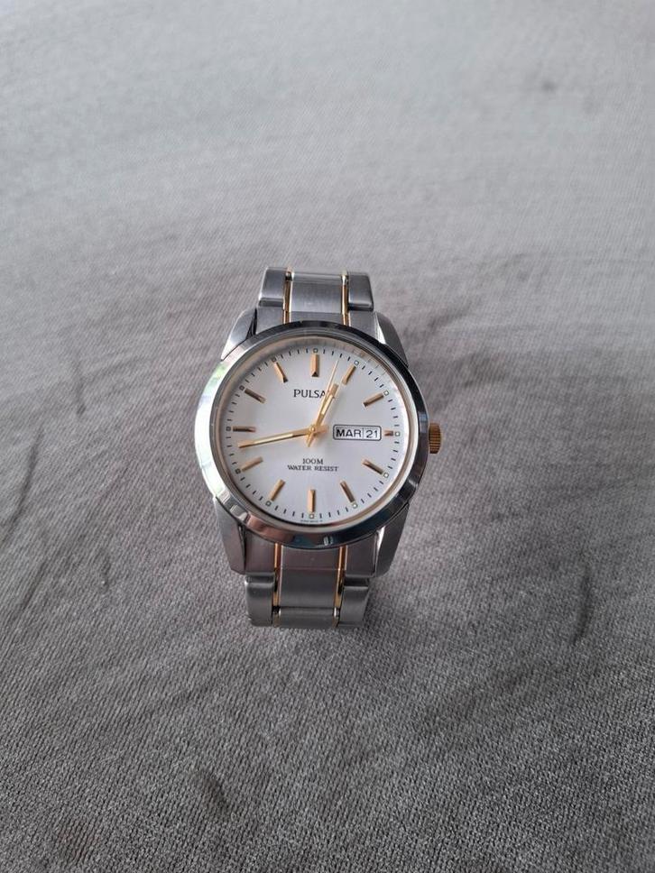 Pulsar horloge, Sieraden, Tassen en Uiterlijk, Horloges | Dames, Zo goed als nieuw, Overige merken, Staal, Ophalen of Verzenden