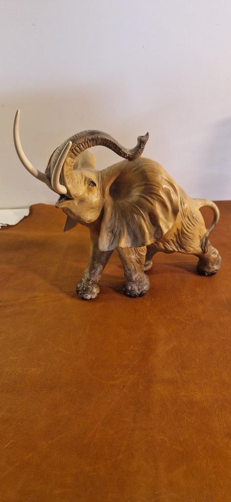 Beeld olifant  Guido Cacciapuoti, Verzamelen, Beelden en Beeldjes, Gebruikt, Dier, Ophalen of Verzenden