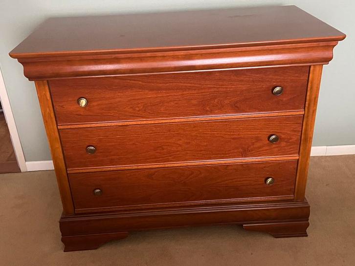 Landelijke klassieke ladenkast, Huis en Inrichting, Kasten | Ladekasten, Gebruikt, Minder dan 100 cm, 100 tot 150 cm, 50 tot 75 cm