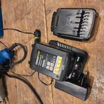 Powerplus oplader en 2x 18v accu, Doe-het-zelf en Verbouw, Gereedschap | Machine-onderdelen en Toebehoren, Ophalen of Verzenden