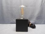 Circle Zwart tafellampje Calex 941081 | v.v. LED lamp | igs, Ophalen of Verzenden, Zo goed als nieuw, Kunststof, Minder dan 50 cm