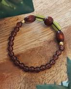 Boho Armband ~ Brown leave, Verzenden, Zo goed als nieuw, Bruin