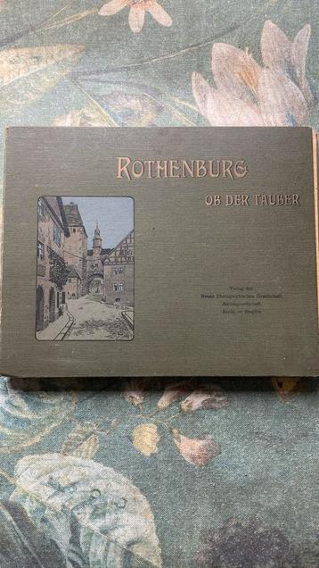 1906. ROTHENBURG ob der TAUBE. 48 grote foto’s in mooie map! beschikbaar voor biedingen