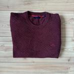 GANT Trui Bordeaux Ruitpatroon - Maat XL, Verzenden, Zo goed als nieuw, Maat 56/58 (XL), Rood