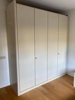 Ruime witte Kledingkast, Ophalen, Gebruikt, 200 cm of meer, Met hangruimte