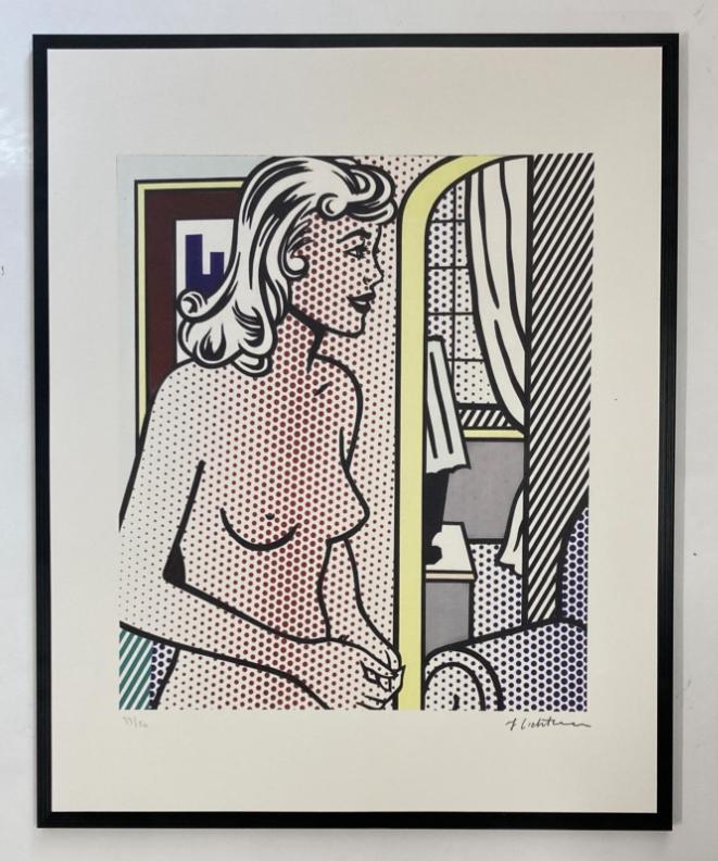 Roy Lichtenstein : lithogragie meet certificaat, Antiek en Kunst, Kunst | Litho's en Zeefdrukken, Ophalen of Verzenden