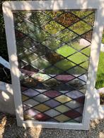 Glas in lood raam, Ophalen, Gebruikt, Minder dan 80 cm, Glas in lood