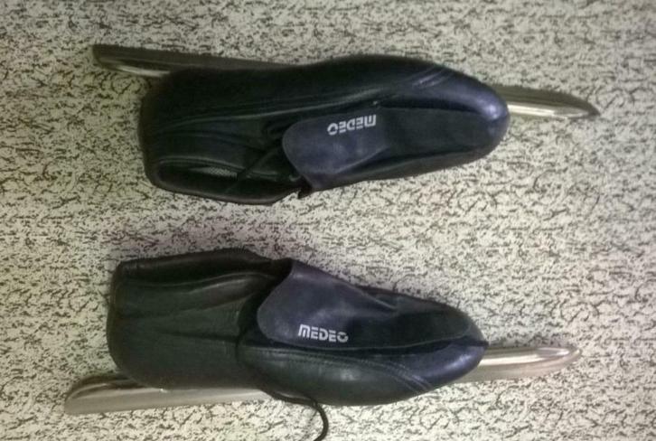 Medeo lage noren (kangoeroeleer) lengtemaat 28 cm, Sport en Fitness, Schaatsen, Gebruikt, Noren, Overige merken, Ophalen of Verzenden