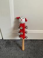 Schattige Houten Rammelaar met Belletjes speelgoed .Nieuw, Ophalen of Verzenden, Nieuw, Met geluid