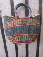 Ghana# tulpmand#u-shopper#uniek#lederen handvat#sterk, Ophalen of Verzenden, Nieuw