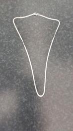 witgoud kettingtje 14krt  40cm, Ophalen, Nieuw, Wit, Goud