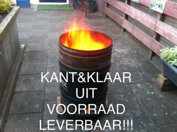 Vuurton Stookton Brandton Barrel Olieton Olievat Oliedrum beschikbaar voor biedingen