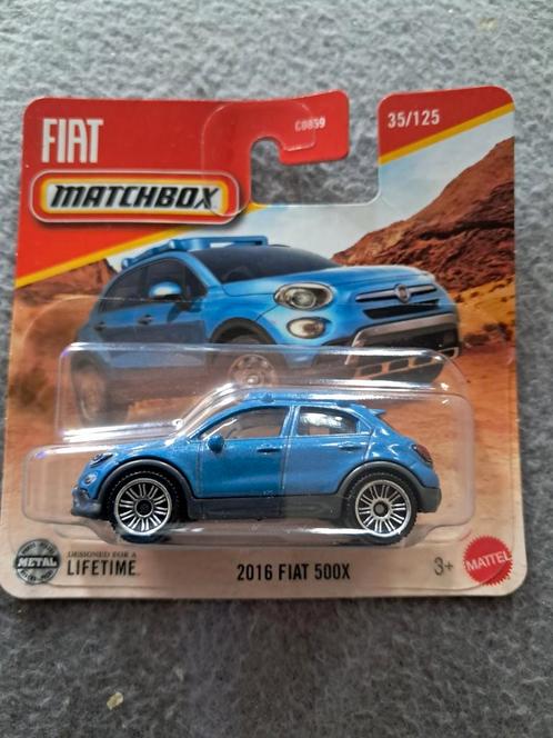 Matchbox 2016 Fiat 500X nieuw in verpakking, Hobby en Vrije tijd, Modelauto's | Overige schalen, Zo goed als nieuw, Auto, Ophalen of Verzenden