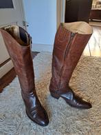 Bruine leren hoge laarzen, Sendra's, mt.38, Kleding | Dames, Schoenen, Bruin, Ophalen of Verzenden, Gedragen, Hoge laarzen