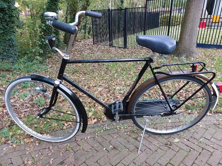 Mooie zwarte oldtimer/vintage Fongers, Fietsen en Brommers, Fietsen | Heren | Herenfietsen, Gebruikt, Overige merken, 57 tot 61 cm