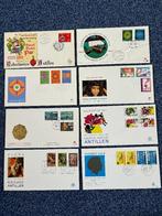 Nederlandse Antillen 8 verschillende FDC’s tussen E46 en 135, Postzegels en Munten, Ophalen of Verzenden, Onbeschreven, Rest van de wereld