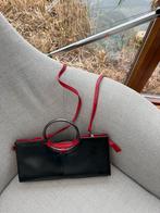 Handtas zwart/ rood, Ophalen of Verzenden, Zo goed als nieuw, Zwart, Handtas