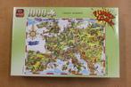 King Puzzel 1000 stukjes ( Crazy Europa )Nieuw in Verpakking, Ophalen of Verzenden, 500 t/m 1500 stukjes, Nieuw, Legpuzzel