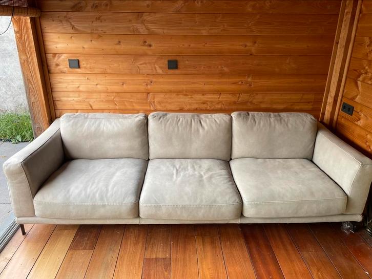 Lederland leren 4 zits bank model Cedrick  ZGAN, Huis en Inrichting, Banken | Bankstellen, Zo goed als nieuw, Rechte bank, Vierpersoons of meer