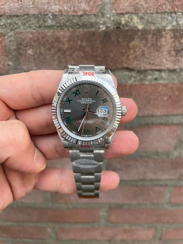Rolex Datejust Wimbledon staal  beschikbaar voor biedingen