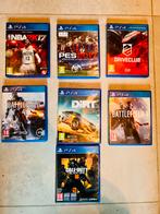PS4 Games - NBA, PES, Battlefield, COD, Dirt Rally, Gebruikt, 1 speler, Eén computer, Ophalen of Verzenden