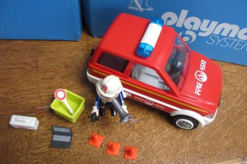 brandweer 4822 interventie wagen commandant 100%, Kinderen en Baby's, Speelgoed | Playmobil, Zo goed als nieuw, Complete set, Ophalen of Verzenden