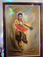 Balinese danseres, Antiek en Kunst, Kunst | Schilderijen | Klassiek, Ophalen of Verzenden
