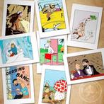 KUIFJE Tintin Set v 8 AnsichtKaarten Briefkaarten, Verzenden, Kuifje, Nieuw, Plaatje, Poster of Sticker