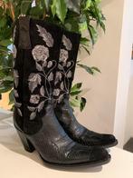 Kentucky?s flowerboots 37 western boots bohemian laarzen, Kleding | Dames, Schoenen, Hoge laarzen, Zwart, Ophalen of Verzenden