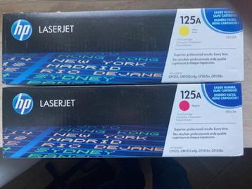 Te Koop : HP 125A ( HP CB542A en HP CB543A) tonercartridges beschikbaar voor biedingen