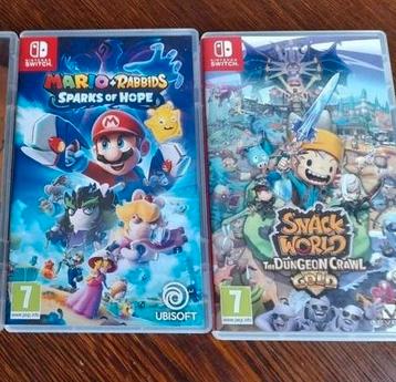 Nintendo Switch Spelletjes - Mario, Snack World beschikbaar voor biedingen