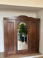 Antieke Eiken Kast Art Deco/Amsterdamse School (1925), Ophalen, Gebruikt, Eikenhout, 150 tot 200 cm