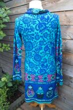 Jurk groen/ blauw PAlme mt M/L winter Vaste prijs, Kleding | Dames, Maat 38/40 (M), Palme, Blauw, Ophalen of Verzenden