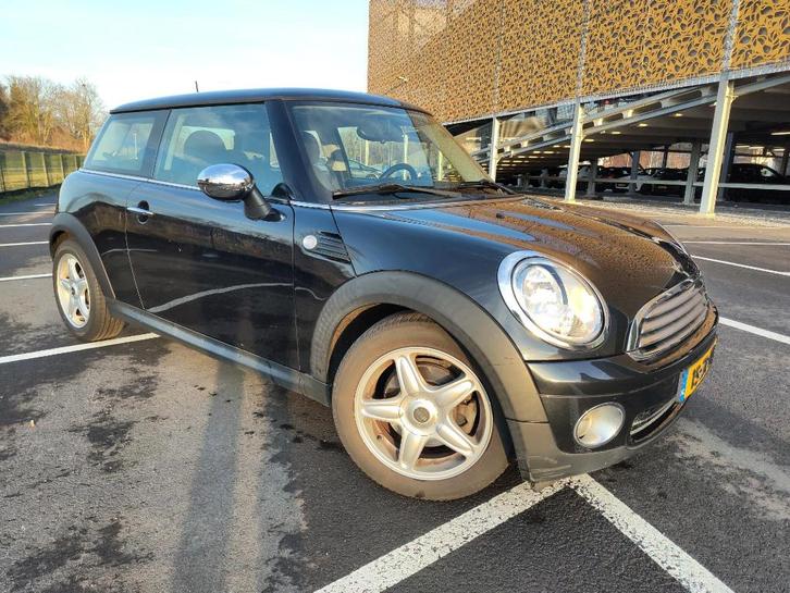 Mini 1.6 16V Cooper 2008 Zwart, Auto's, Mini, Particulier, Cooper, Airconditioning, Centrale vergrendeling, Elektrische ramen