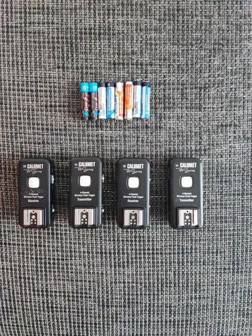 Wireless Flash trigger zender en ontvanger  beschikbaar voor biedingen