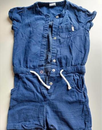HEMA Playsuit Korte Jumpsuit Pakje Navy Donkerblauw maat 92 beschikbaar voor biedingen