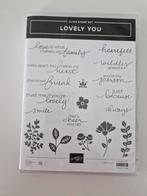 Stampin Up Lovely You Stempelset, Verzenden, Zo goed als nieuw, Clearstamp