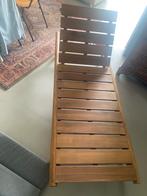 Mooie houten ligbed, Tuin en Terras, Ligbedden, Ophalen of Verzenden, Zo goed als nieuw, Hout