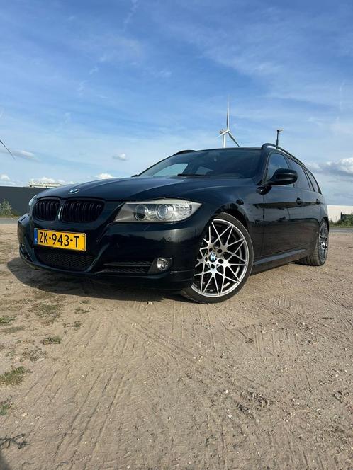 BMW 3-Serie 2.0 facelift I Touring AUT 2010 Zwart, Auto's, BMW, Particulier, 3-Serie, ABS, Adaptieve lichten, Airbags, Airconditioning