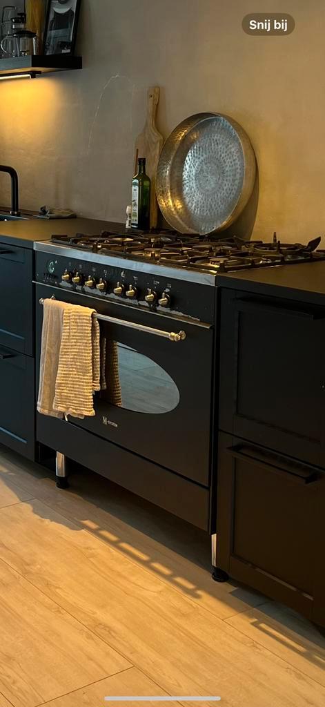 Boretti gasfornuis, Witgoed en Apparatuur, Fornuizen, Gebruikt, Vrijstaand, Gas, 5 kookzones of meer, 85 tot 90 cm, 60 cm of meer