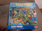 That's life puzzel camping 1000 stukjes, Ophalen of Verzenden, 500 t/m 1500 stukjes, Zo goed als nieuw, Legpuzzel