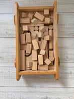 Vintage houten blokkenwagen., Ophalen, Gebruikt