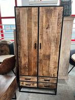 Magazijn leegverkoop dichte kast industrieel mangohout metal