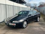 Alfa Romeo 166 3.0 V6 24V Sportronic, Auto's, 1525 kg, Zwart, Zwart, Leder